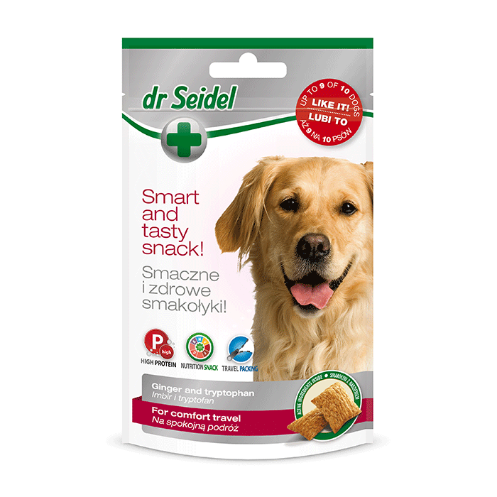 Dr Seidel - Snack dog - Comfort travel – Για άνετο ταξίδι χωρίς ναυτία και στρες