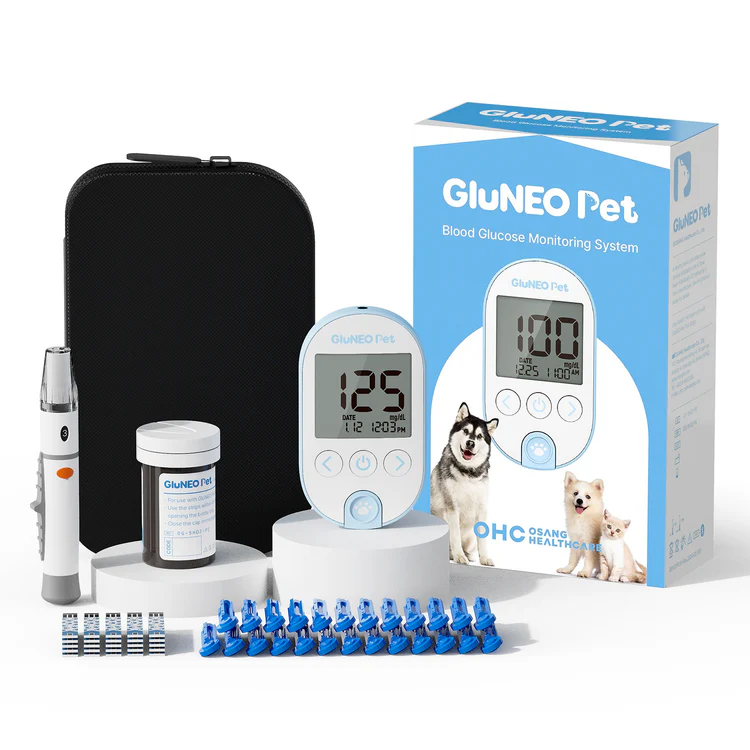 GluNEO Pet Starter Kit – Μετρητής Γλυκόζης για Κατοικίδια (Bluetooth)